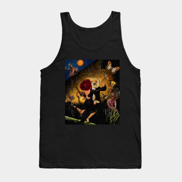 Teddy Bear Tango Dance Ballet Waltz Dancing With The Stars Tank Top by seruniartworks